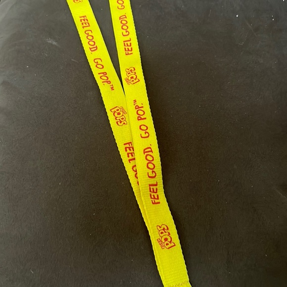 Kellogg’s Corn Pops cereal Lanyard key chain, yellow with red print New - Picture 12 of 16